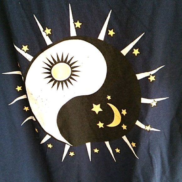 Tops - Nwt Navy with Yin Yang Moon (2X)